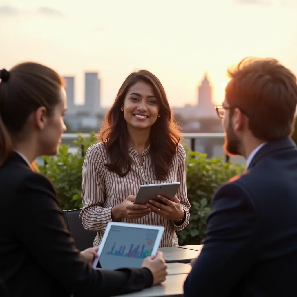 Modern office workspace