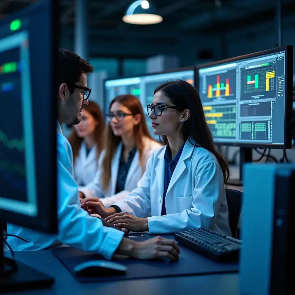 Professional team collaboration